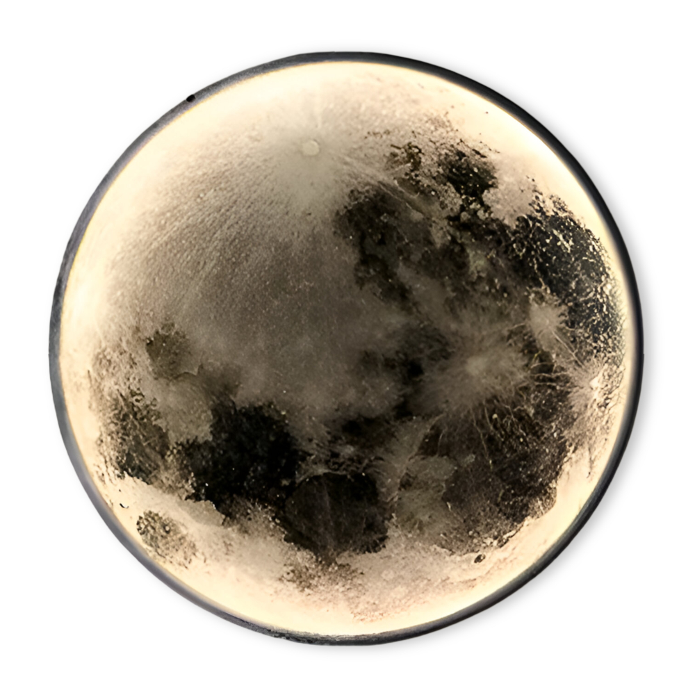 MoonAura – Dimbar 3D-Månevägglampa med Realistisk Ljusdesign