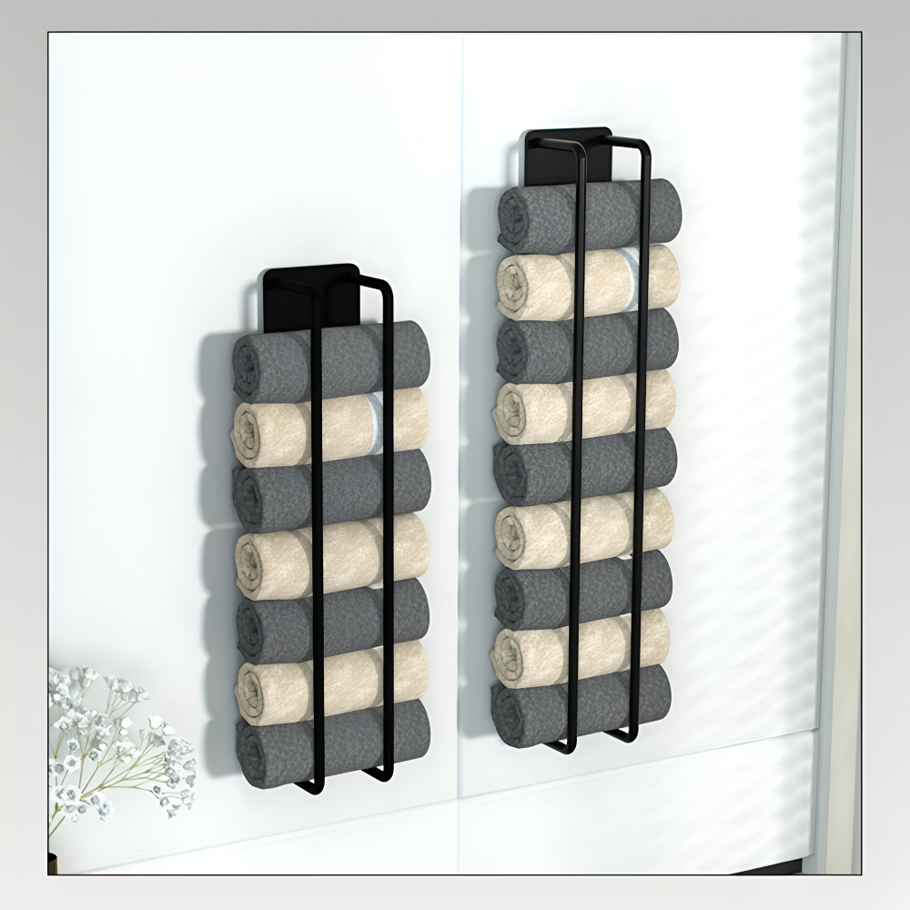 IronDuo Rack – Premium Dubbel Handdukshängare i Metall