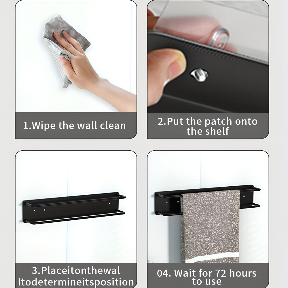 IronDuo Rack – Premium Dubbel Handdukshängare i Metall