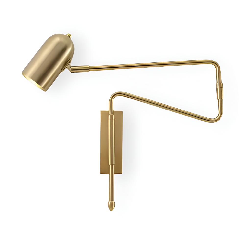SwingLite – Modern Vägglampa med Justerbar Svängarm i Skandinavisk Design
