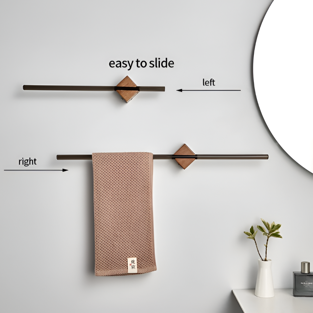 SteelNord – Modernt Handduksställ i Rostfritt Stål (40/50 cm)