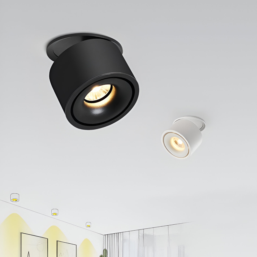 LumaCyl – Modern Justerbar LED-Downlight i Aluminium
