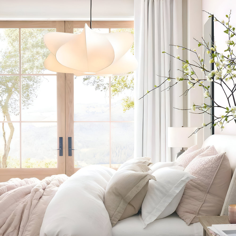 SilkNami – Wabi Sabi Pendellampa i Japansk Kokonstil