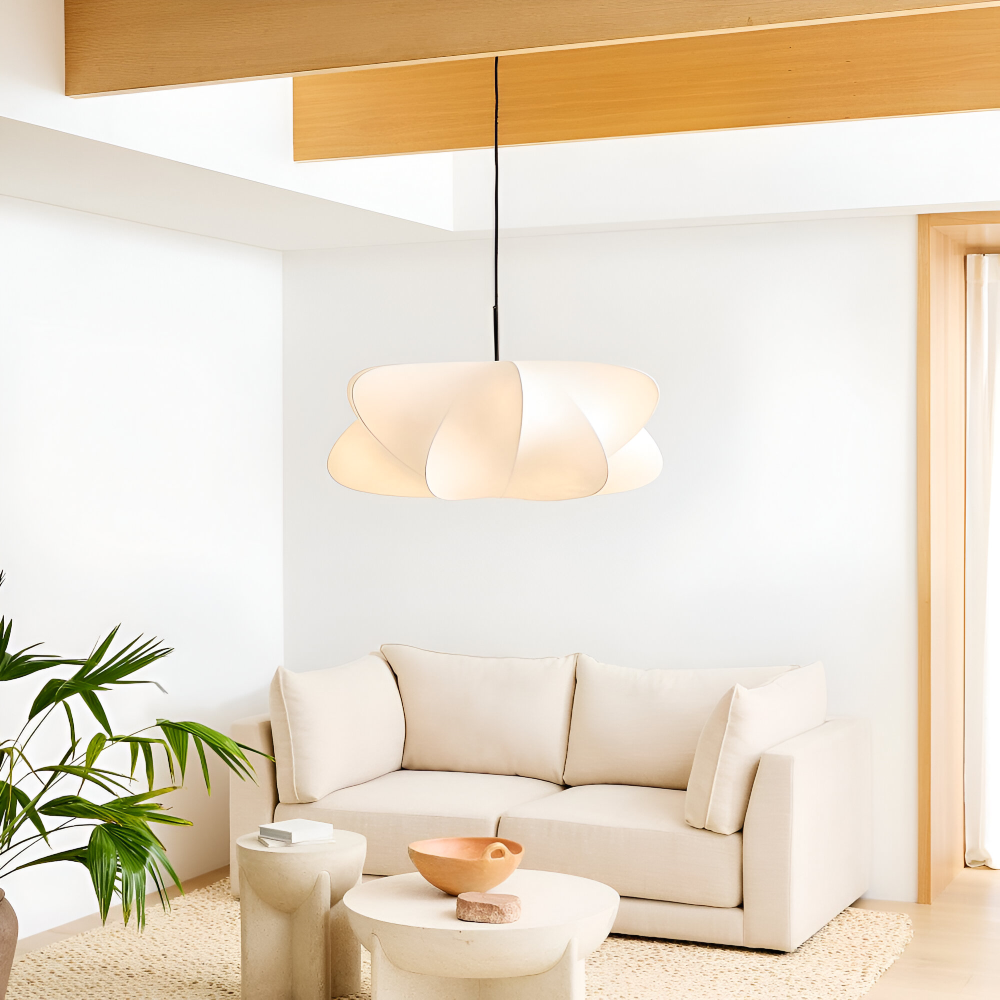 SilkNami – Wabi Sabi Pendellampa i Japansk Kokonstil