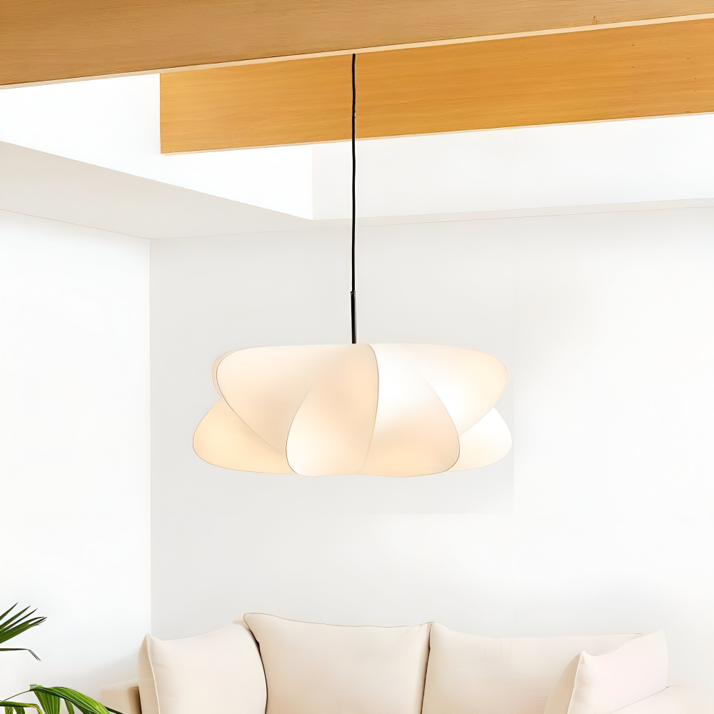 SilkNami – Wabi Sabi Pendellampa i Japansk Kokonstil