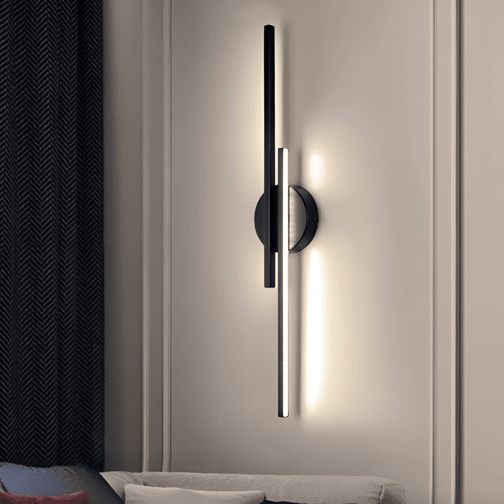 LinéaGlow – Modern Vägglampa i Minimalistisk Aluminiumdesign