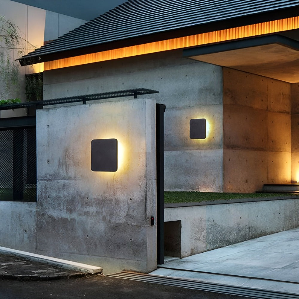 HydraLux – Elegant Vattentät LED-Vägglampa i Aluminium