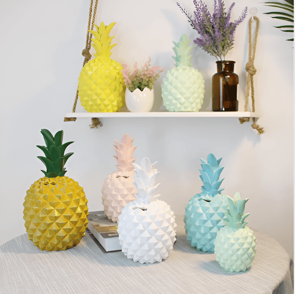 PineSaver – Elegant Ananasformad Sparbössa i Harts