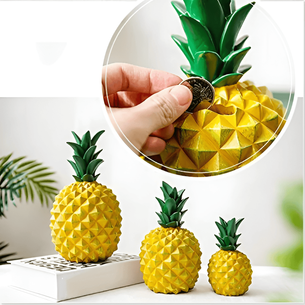 PineSaver – Elegant Ananasformad Sparbössa i Harts