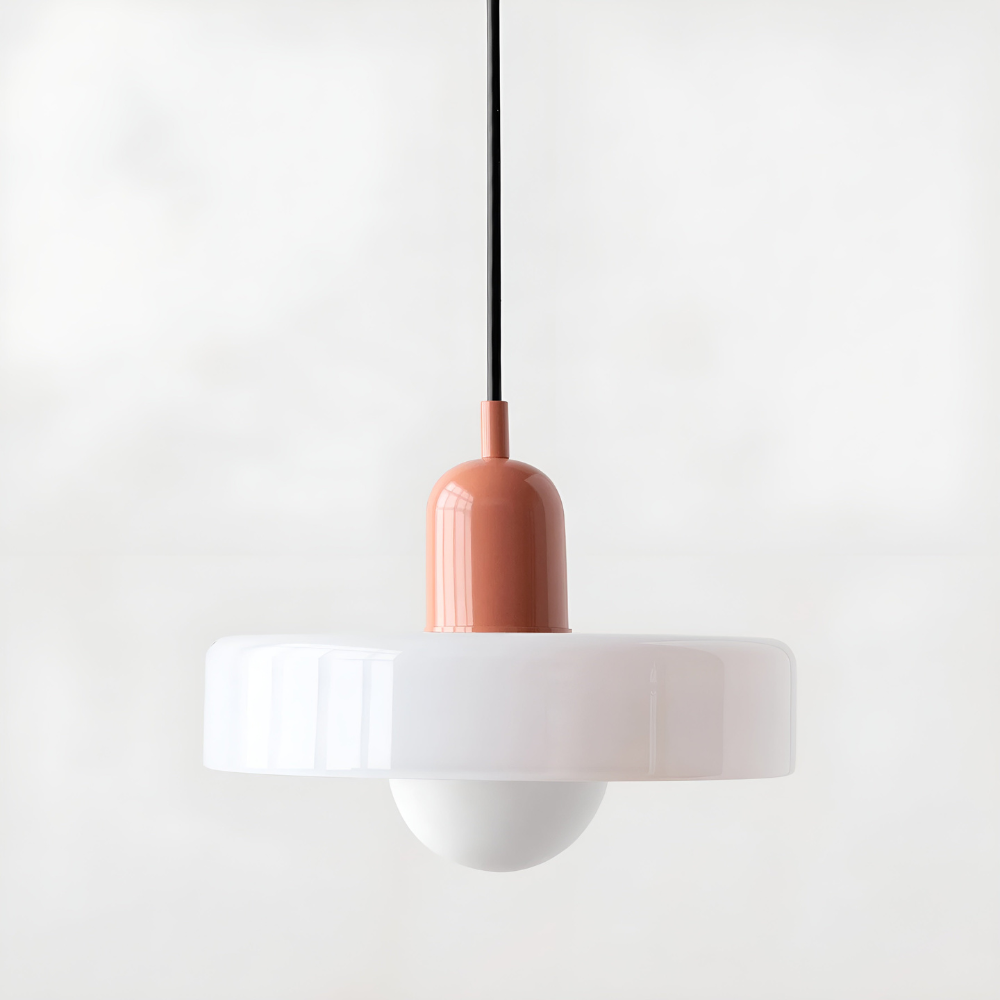 LustraGlow – Justerbar Färgglad Hängande Taklampa i Glas