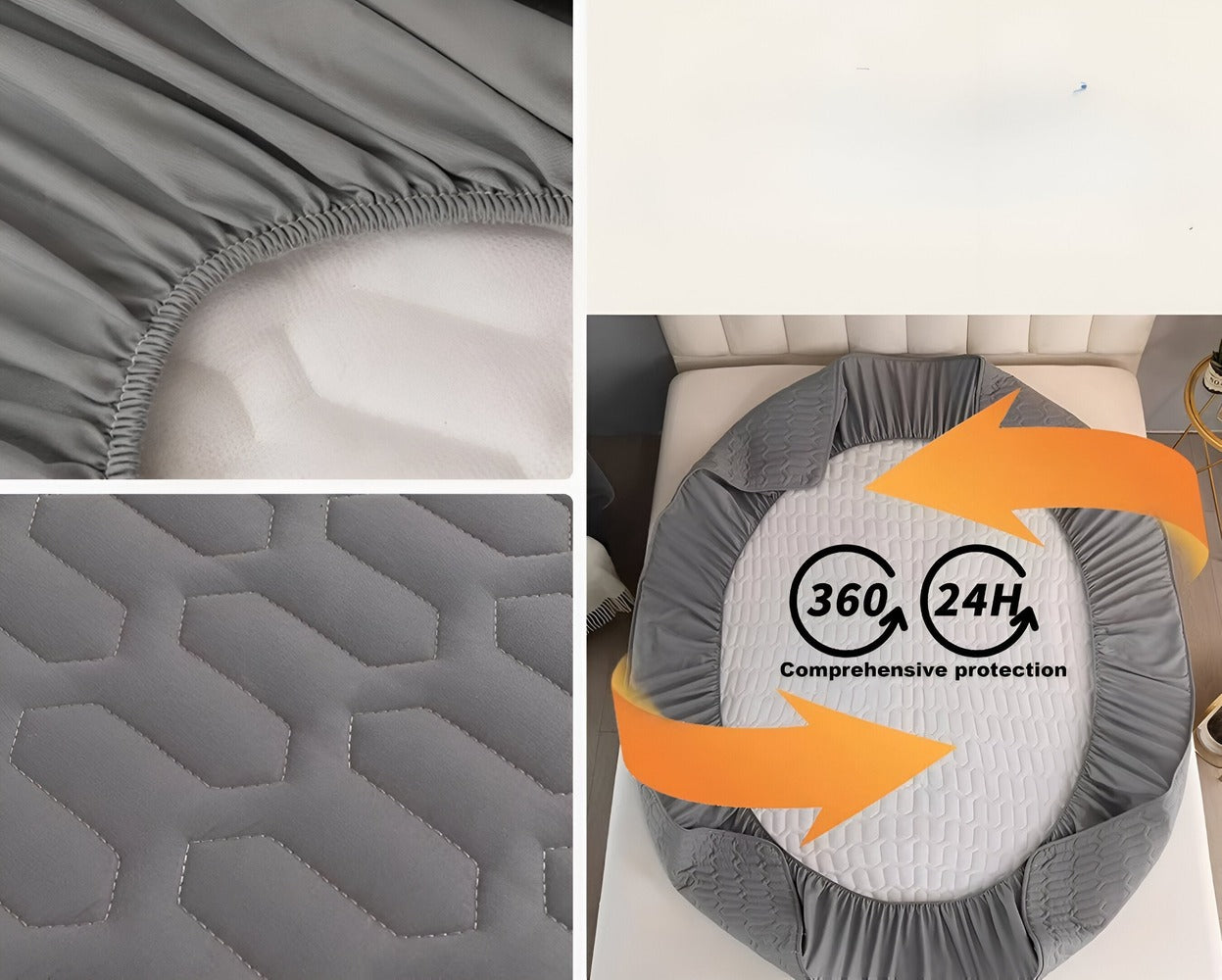 SoftGuard Shield – Ultramjukt och Vattentätt Madrasskydd med Säker Passform