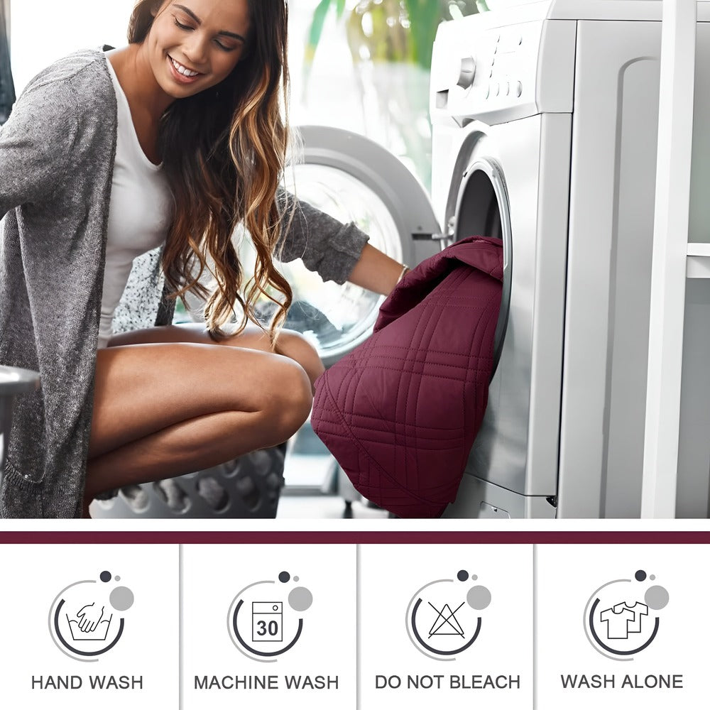 SnugGrid Shield – Rutigt Halkfritt Möbelskydd för Recliner-soffor