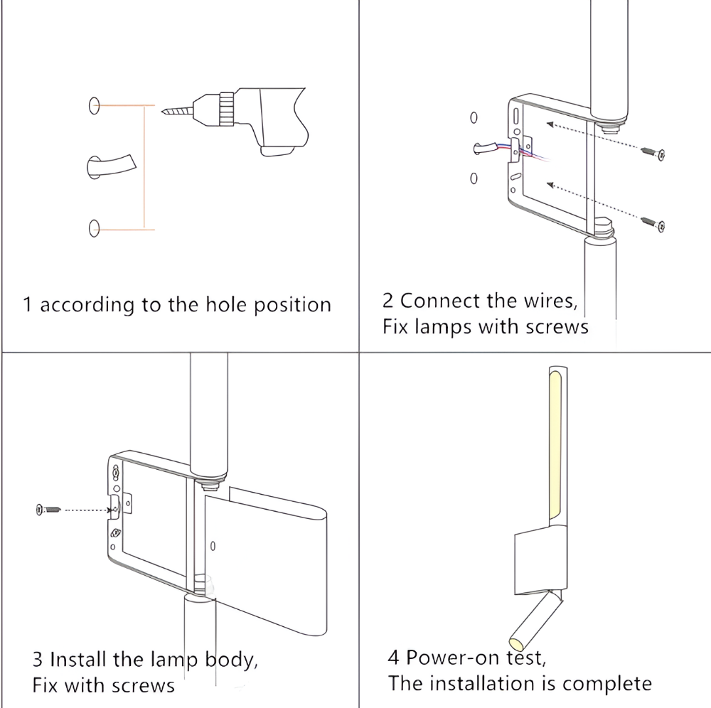 DuaBeam – Minimalistisk Aluminium Vägglampa | 330° Svängbar LED Väggbelysning för Sovrum & Läsning