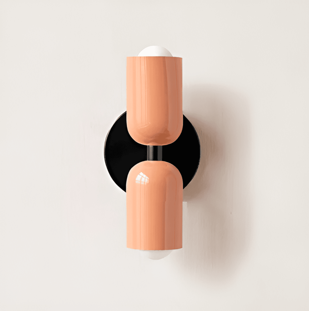 Eclipse Glow – Vintage Modern Vägglampa med Dubbelsidig LED-belysning