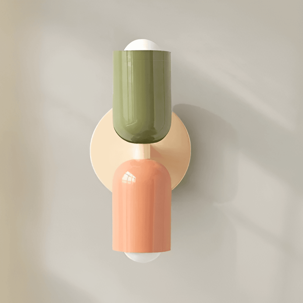 Eclipse Glow – Vintage Modern Vägglampa med Dubbelsidig LED-belysning