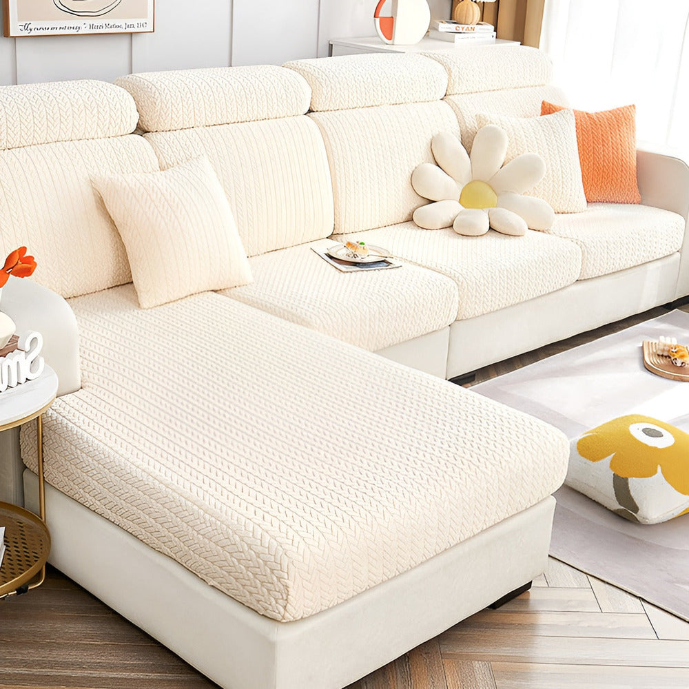 FlexiJac SofaWrap – Töjbart Jacquardöverdrag för Soffor