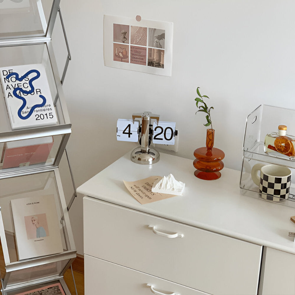 FlipAura – Retro Flip Bordsklocka i Minimalistisk Design