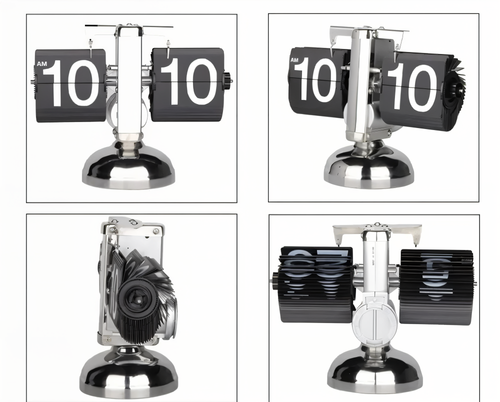 FlipAura – Retro Flip Bordsklocka i Minimalistisk Design