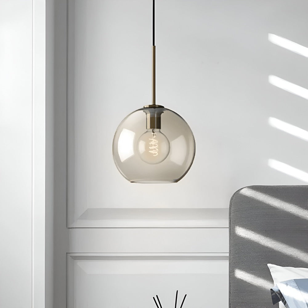 Clairon – Pendellampa i Klart Glas med Industriell Loftdesign