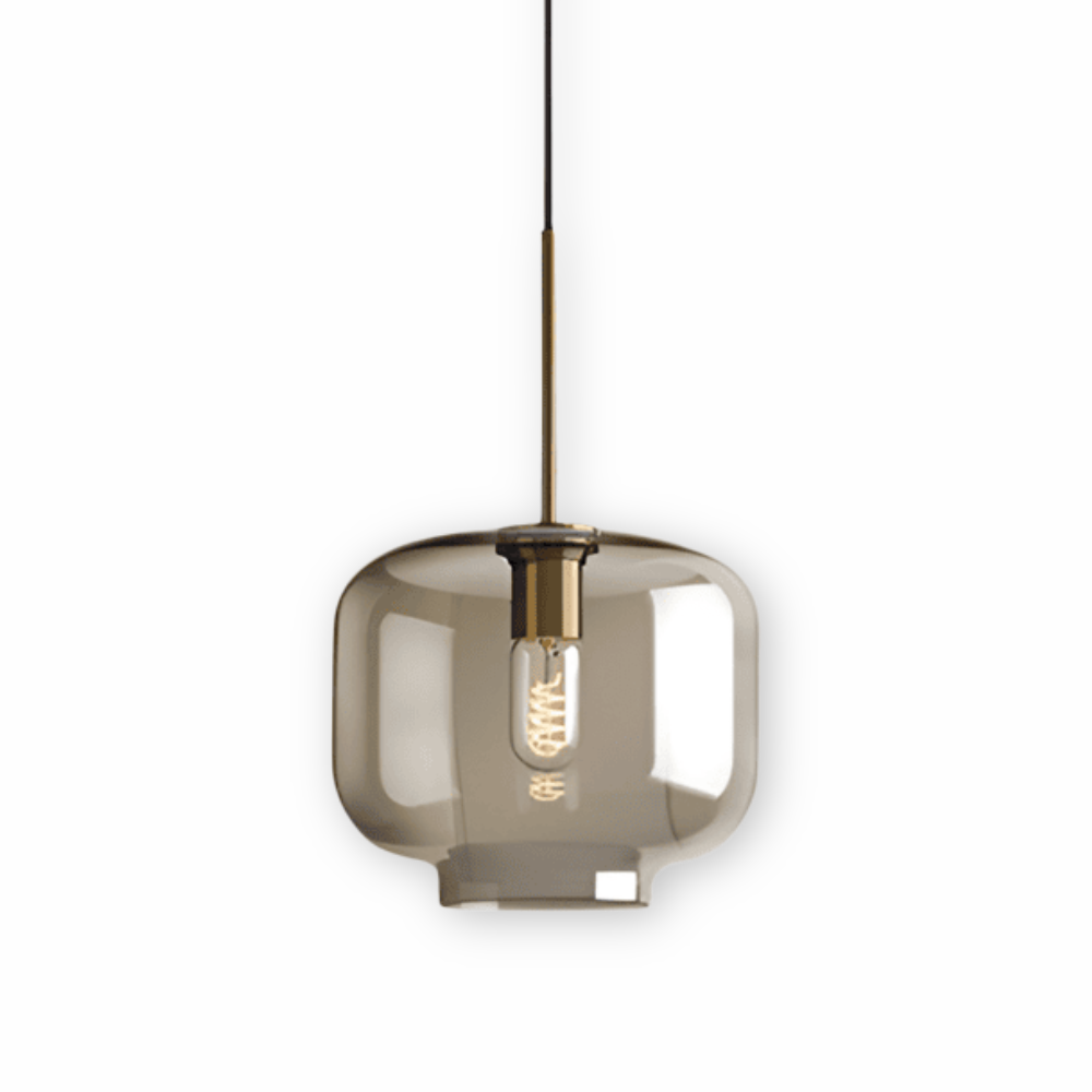 Clairon – Pendellampa i Klart Glas med Industriell Loftdesign