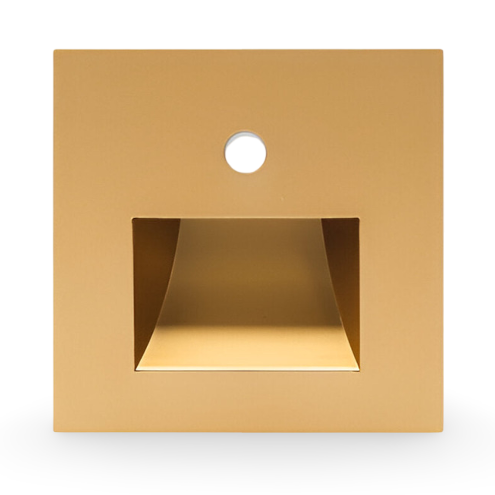 SafeGlow – Infälld Vägglampa med Rörelsesensor för Trappor och Korridorer