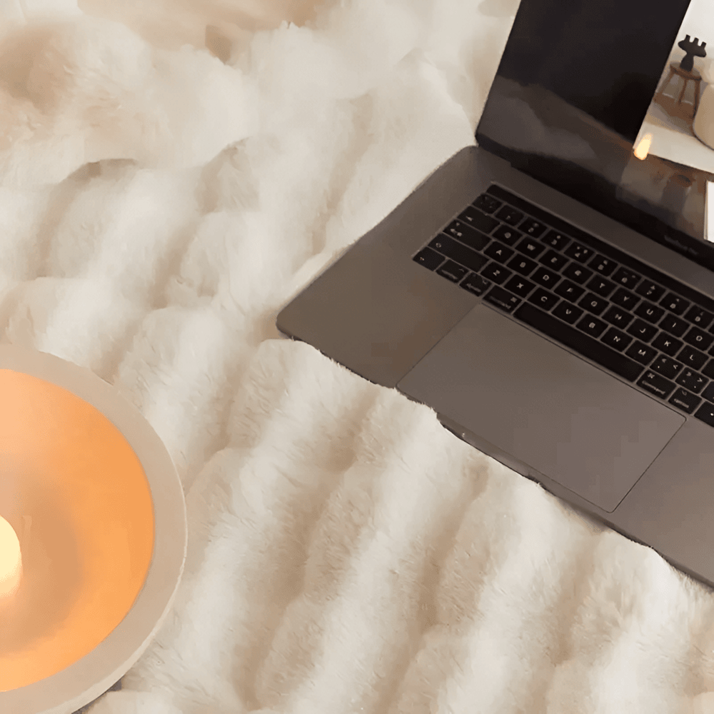 NordNest CozyPlaid – Supermjuk Rutig Filt för Ultimat Avkoppling