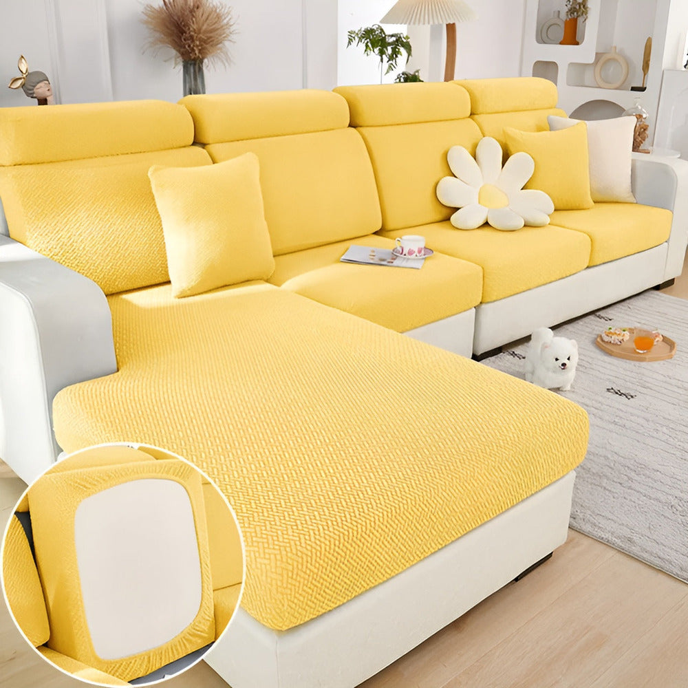 VelvetGuard SofaShield – 360° Skyddande Stretchöverdrag för Soffor