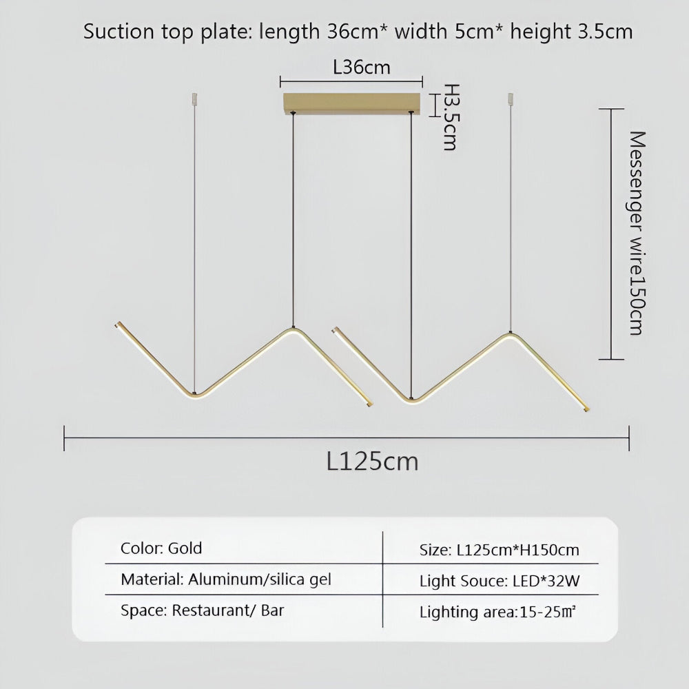 TriLume – Lyxig Triangulär LED Pendellampa med Modern Design