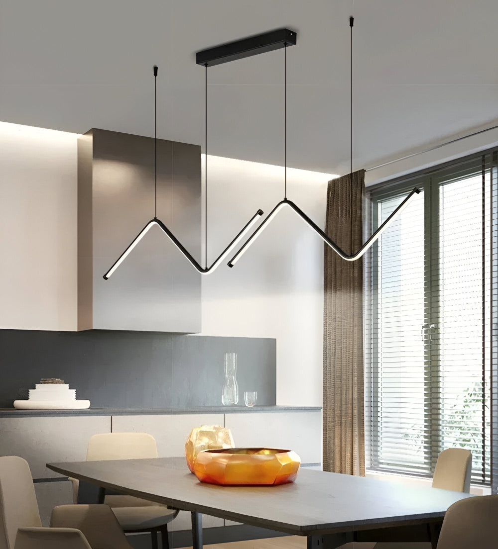 TriLume – Lyxig Triangulär LED Pendellampa med Modern Design