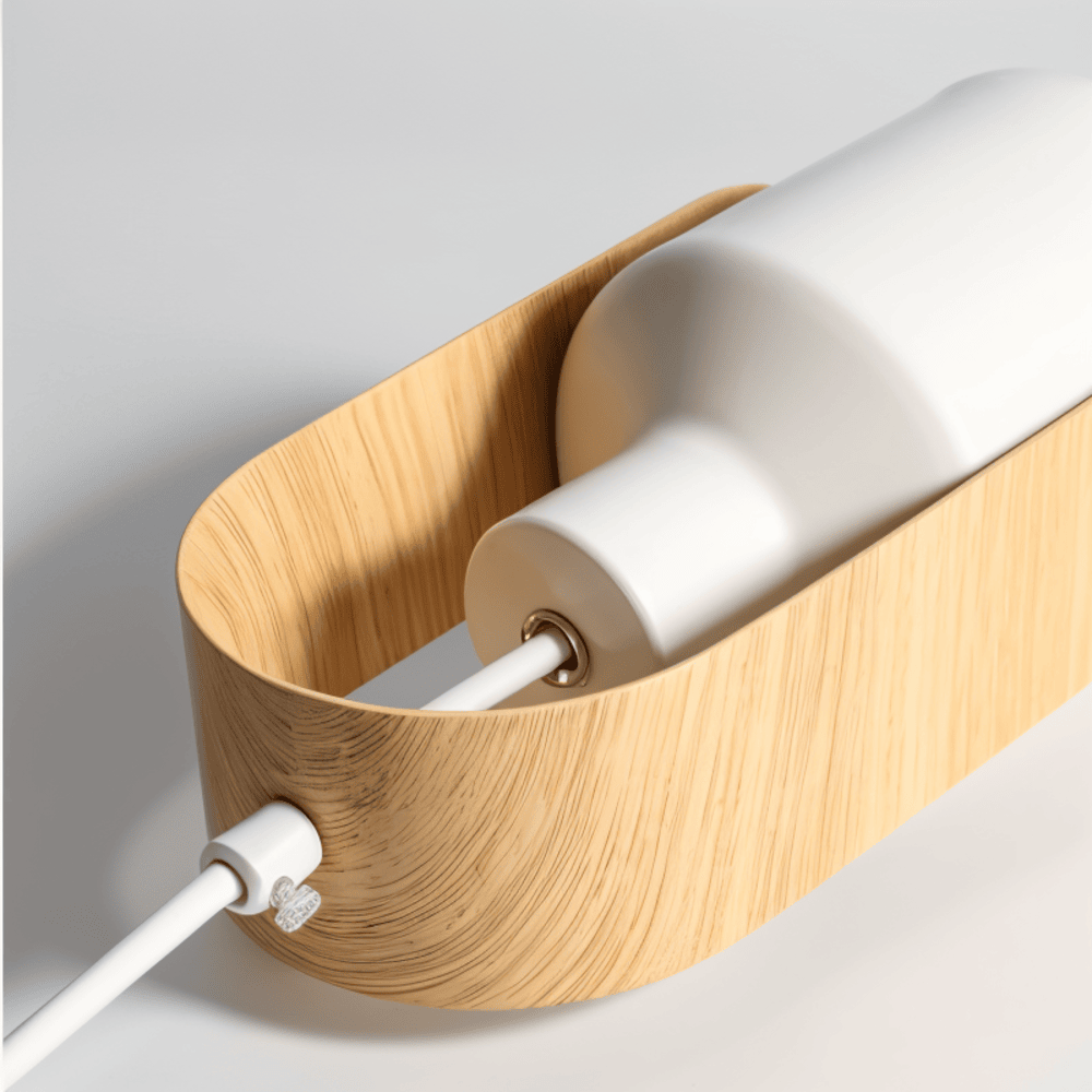 NordBeam – Justerbar Metallpendel med Trädetalj