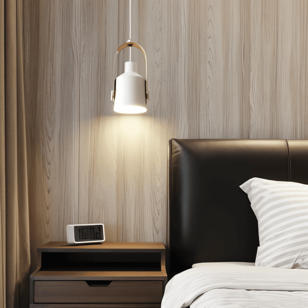 NordBeam – Justerbar Metallpendel med Trädetalj