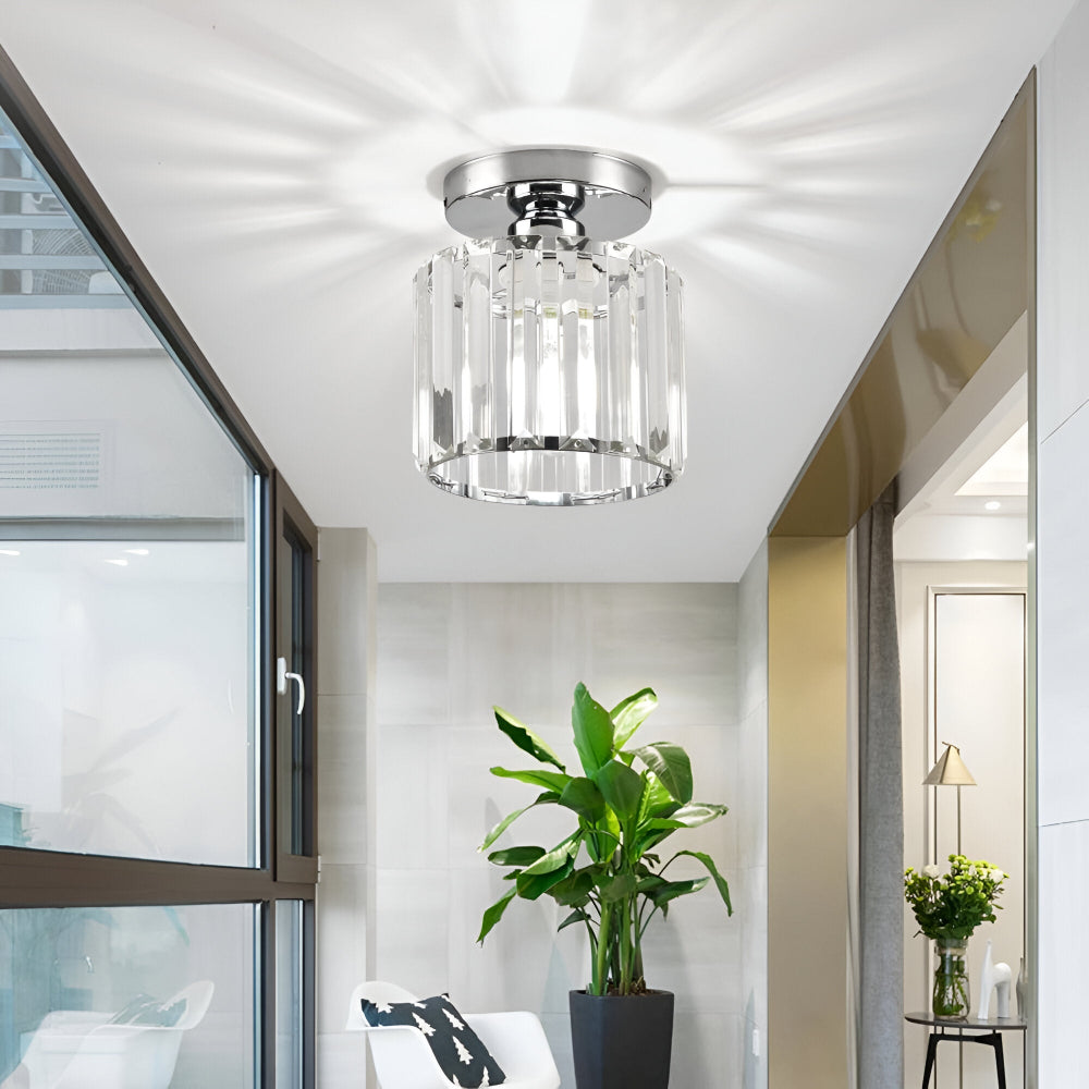 LumiCorr – Modern Minimalistisk Taklampa med Kristalldetaljer