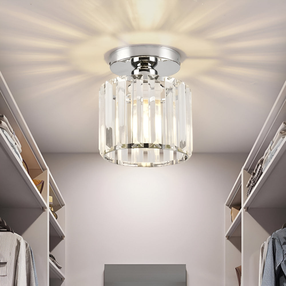 LumiCorr – Modern Minimalistisk Taklampa med Kristalldetaljer