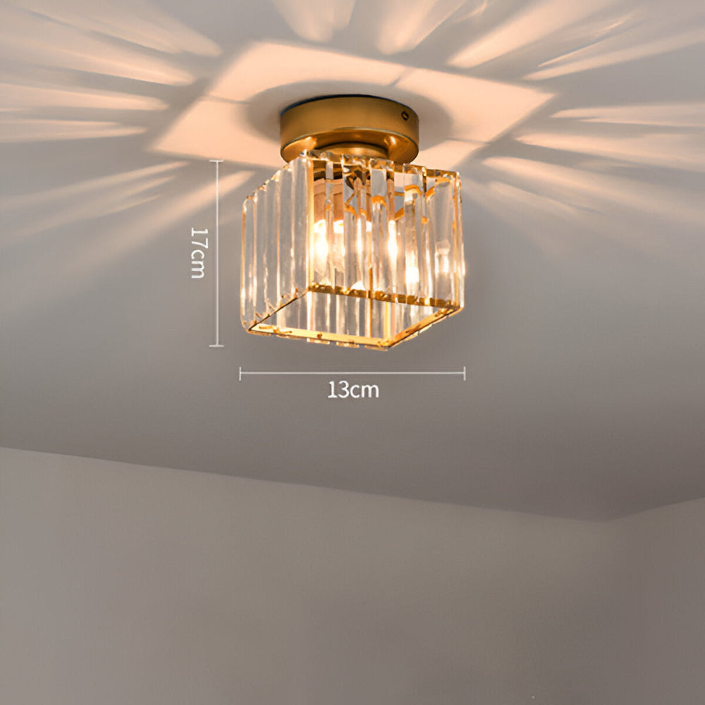 LumiCorr – Modern Minimalistisk Taklampa med Kristalldetaljer