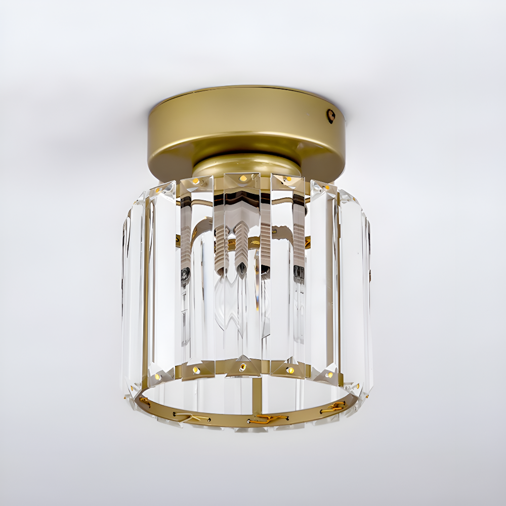 LumiCorr – Modern Minimalistisk Taklampa med Kristalldetaljer