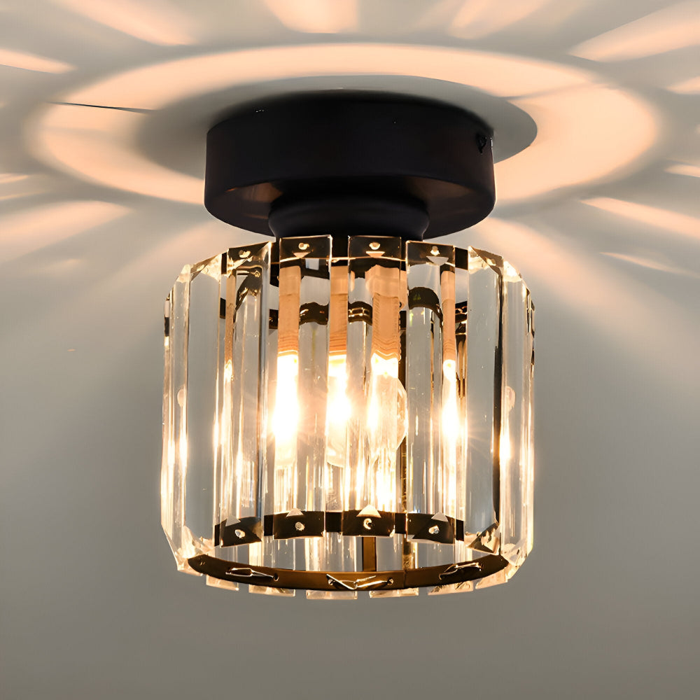 LumiCorr – Modern Minimalistisk Taklampa med Kristalldetaljer