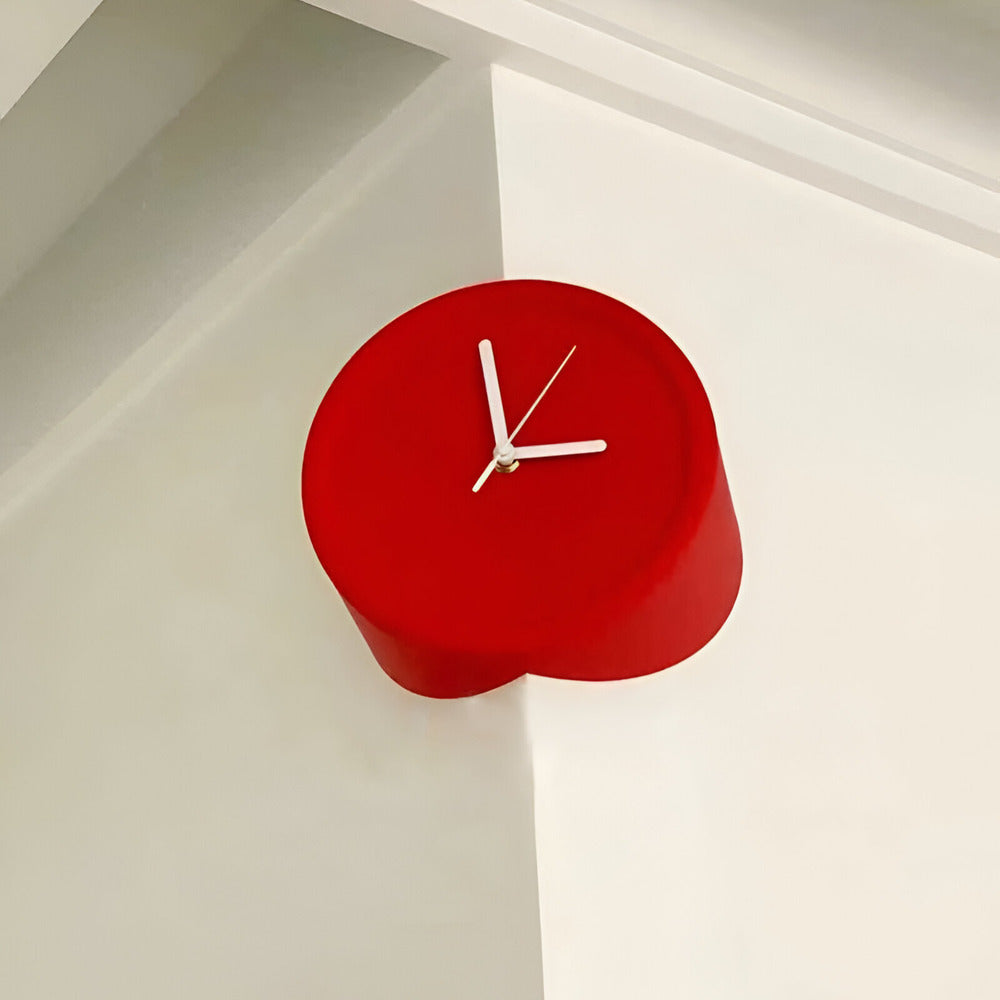 EdgeForm Silent – Minimalistisk 3D-Hörnväggsklocka 30 cm