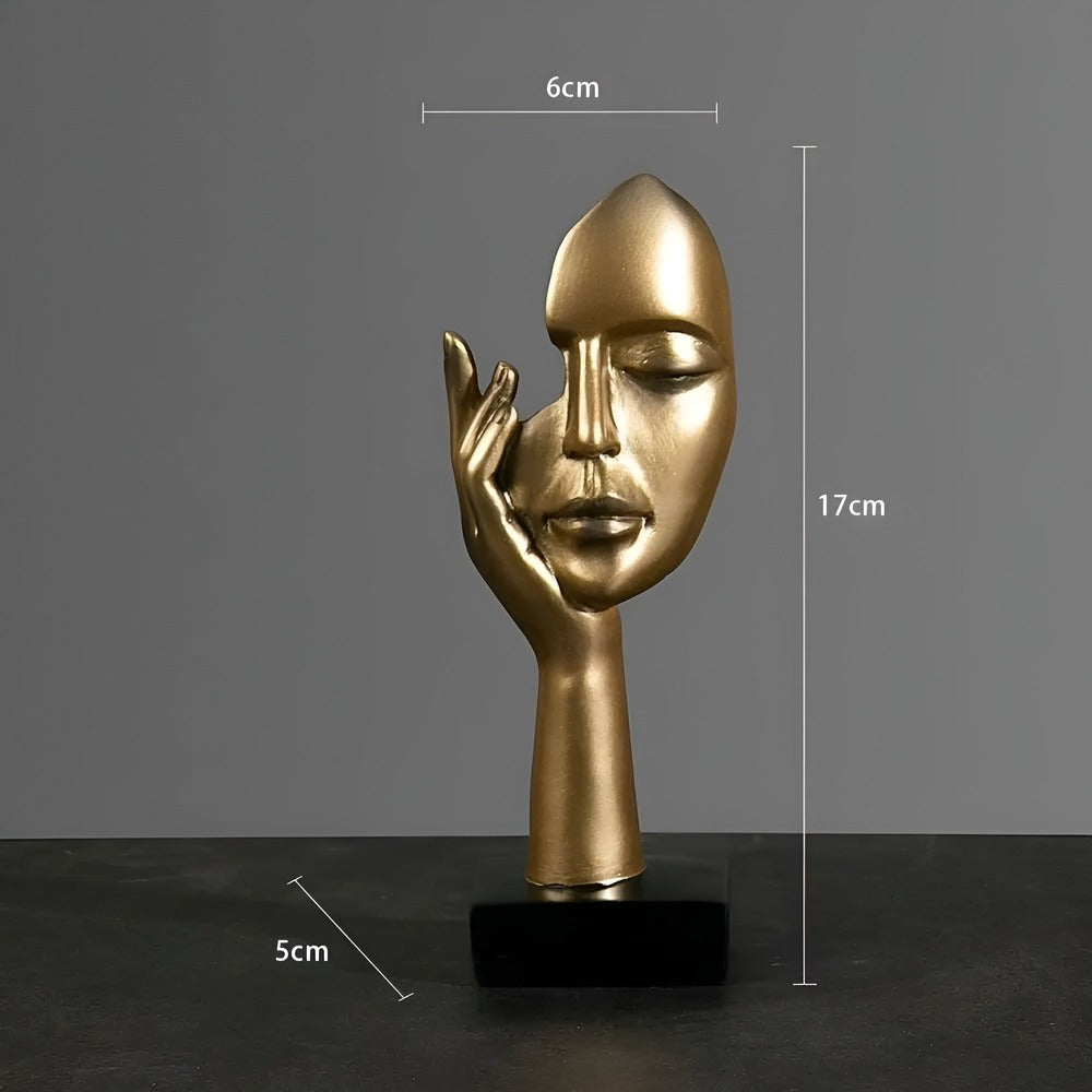 ThinkForm Skulptur – Abstrakt Modern Dekorationsfigur i Harts