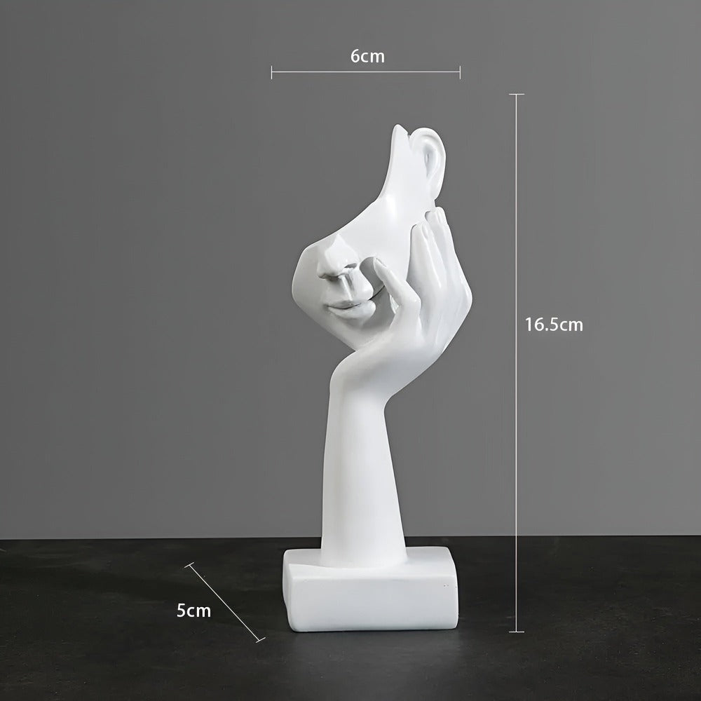 ThinkForm Skulptur – Abstrakt Modern Dekorationsfigur i Harts