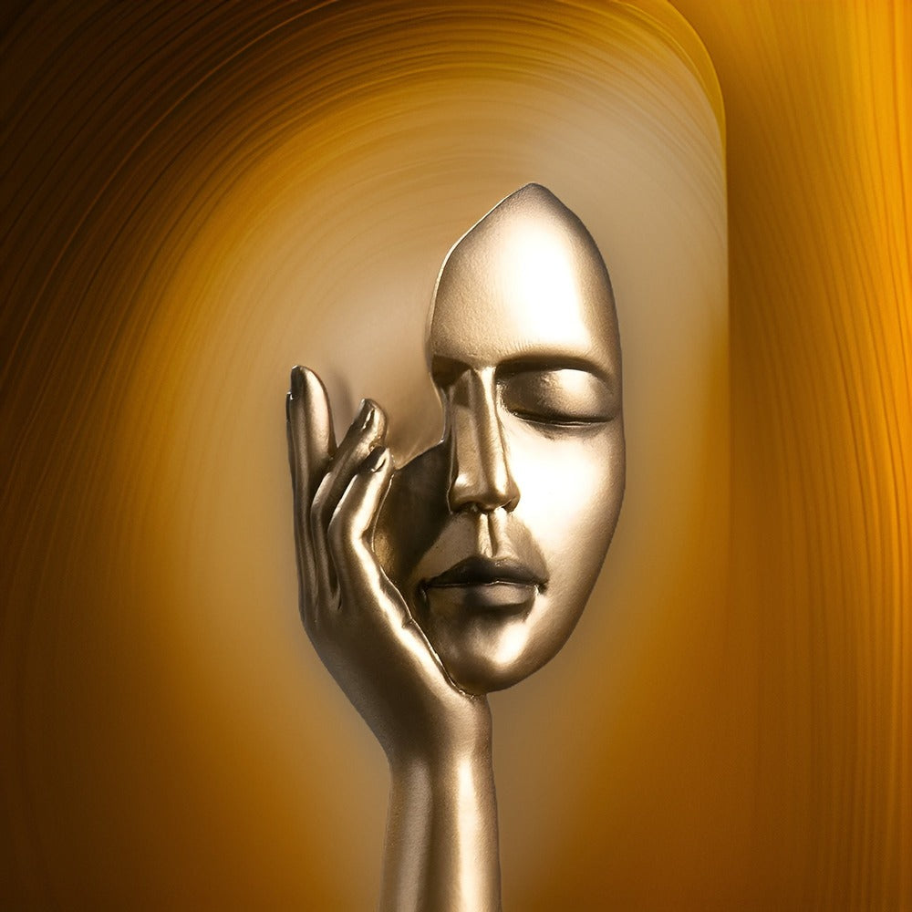 ThinkForm Skulptur – Abstrakt Modern Dekorationsfigur i Harts