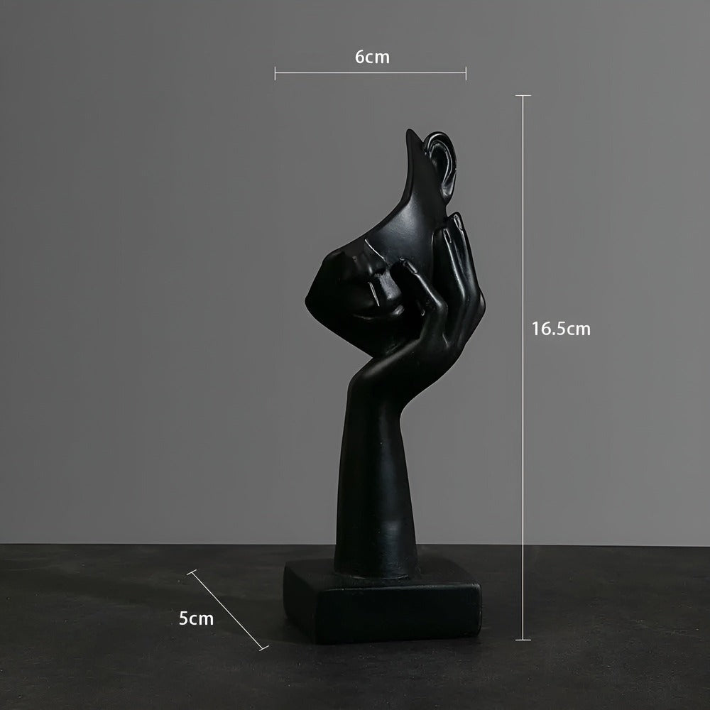 ThinkForm Skulptur – Abstrakt Modern Dekorationsfigur i Harts
