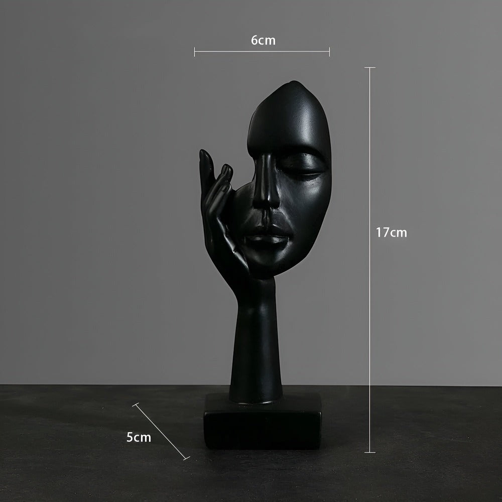 ThinkForm Skulptur – Abstrakt Modern Dekorationsfigur i Harts