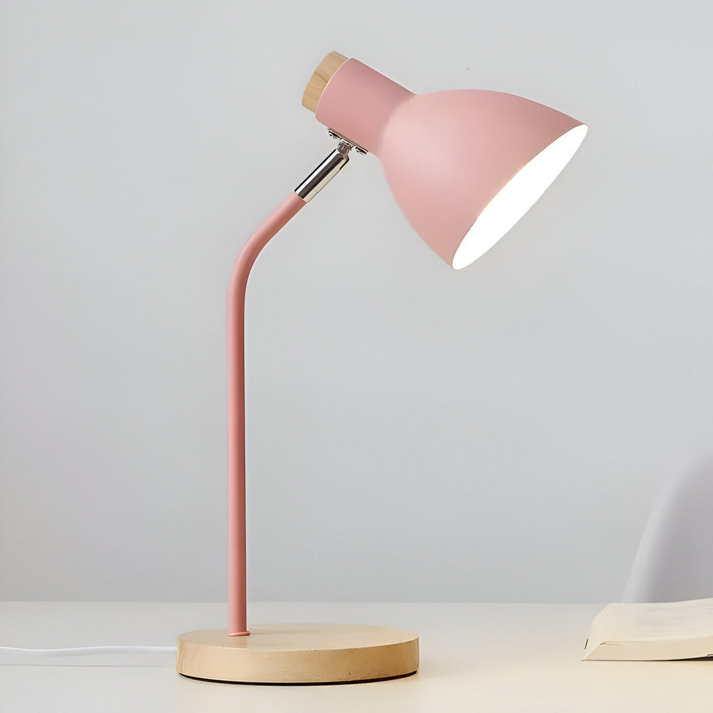 NordLjus – Nordisk inspirerad justerbar LED-bordslampa – Ögonvänlig belysning för läsning och vardagsrum