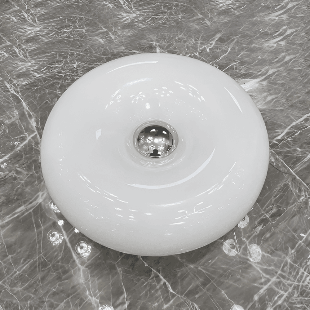 LumoLoop – Nordisk Glaslampa i Donutdesign för Vägg & Bord