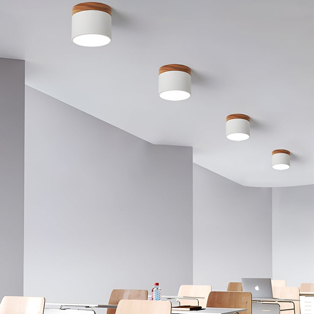 PastelGlow – Färgglad Cylinder Taklampa med Retro Minimalism