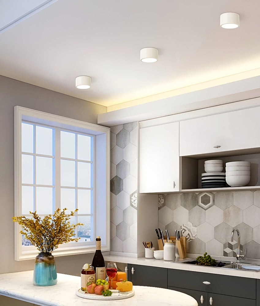 PastelGlow – Färgglad Cylinder Taklampa med Retro Minimalism