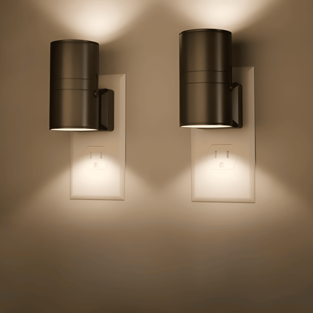 LumoPillar – Dimbar LED Vägglampa för Utomhusbruk med Plug-in Design