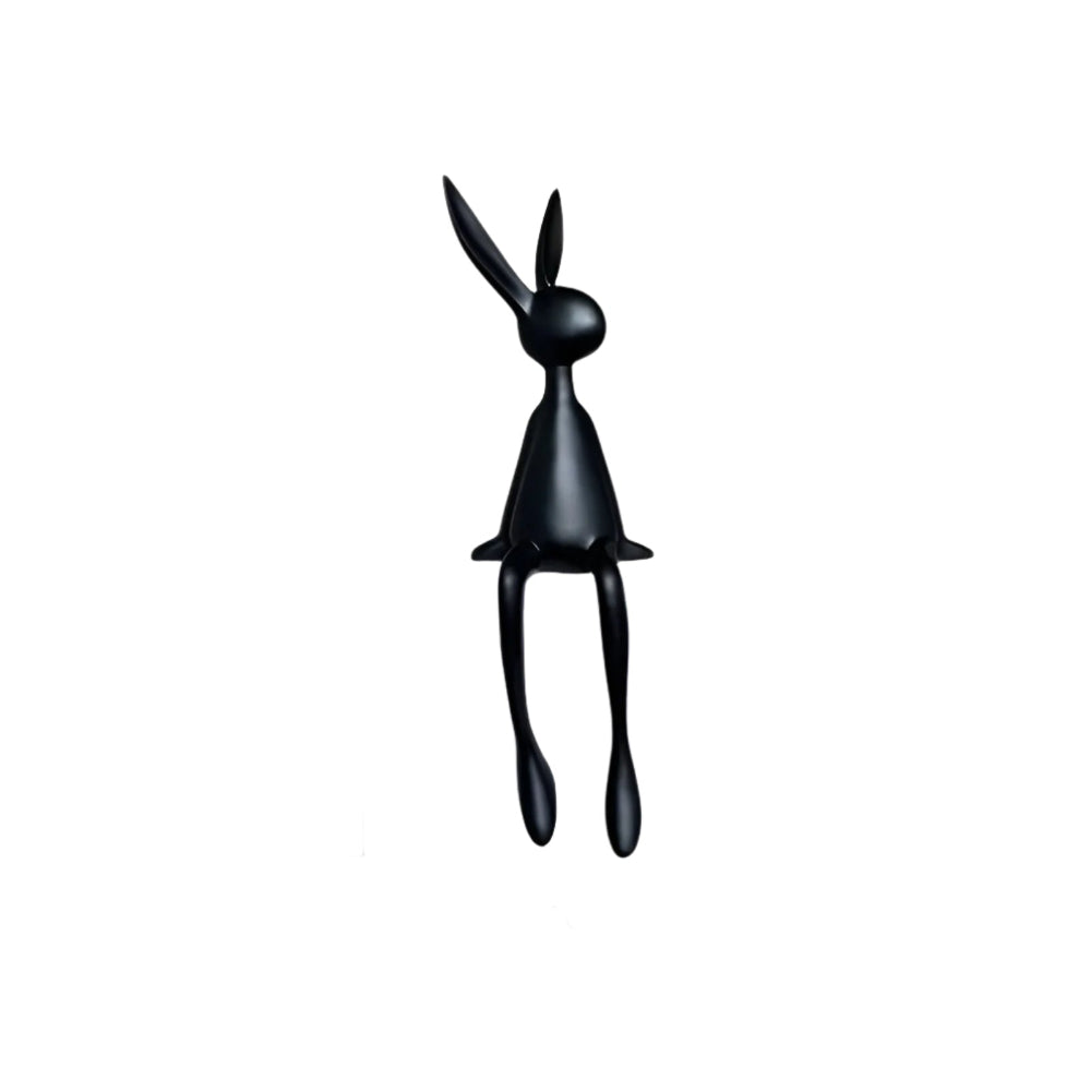 EasterNoble Hare – Modern Sittande Påskhare i Elegant Harzdesign