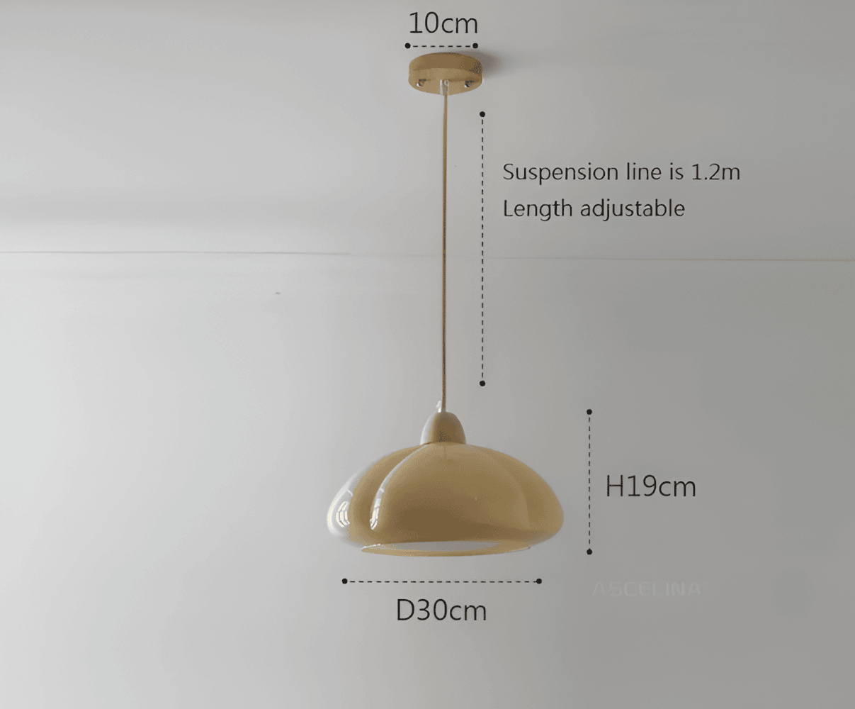 PumpaLuxe – Retro Pendellampa i Glas och Trä med Nordisk Charm
