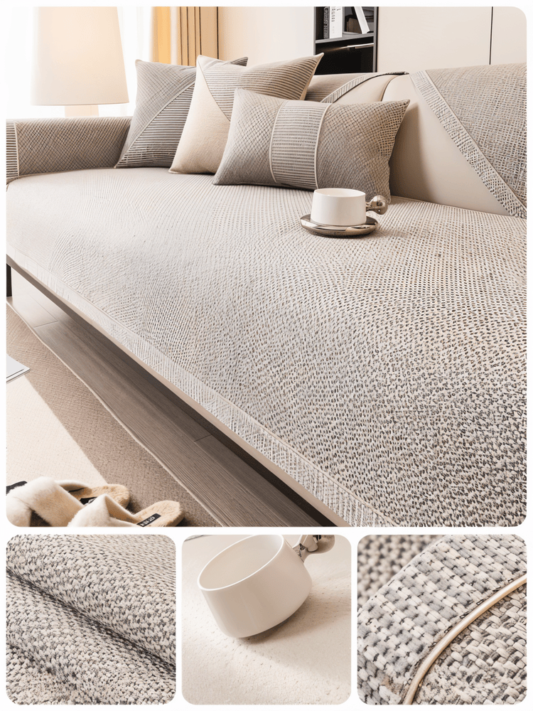 SoftGuard Cover – Enfärgat Halkfritt Sofföverdrag i Premium Polyester